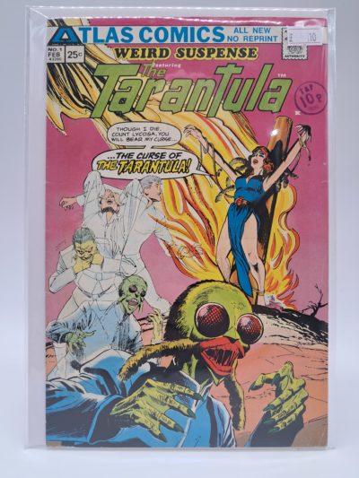 The Tarantula #1 (February 1975) Atlas Comics Comic – First Issue – Weird Suspense