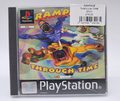 Rampage: Through Time (PAL) Sony PlayStation PS1 Complete Game