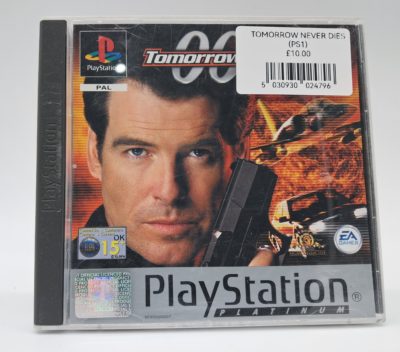 Tomorrow Never Dies Platinum (PAL) Sony PlayStation PS1 James Bond 007 Game