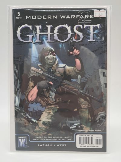 Modern Warfare 2: Ghost #5 (2010) WildStorm Comic Book