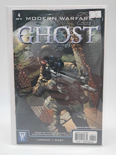 Modern Warfare 2: Ghost #4 (May 2010) WildStorm Comic Book Direct Edition
