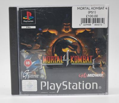 Mortal Kombat 4 (PS1) PAL - Complete