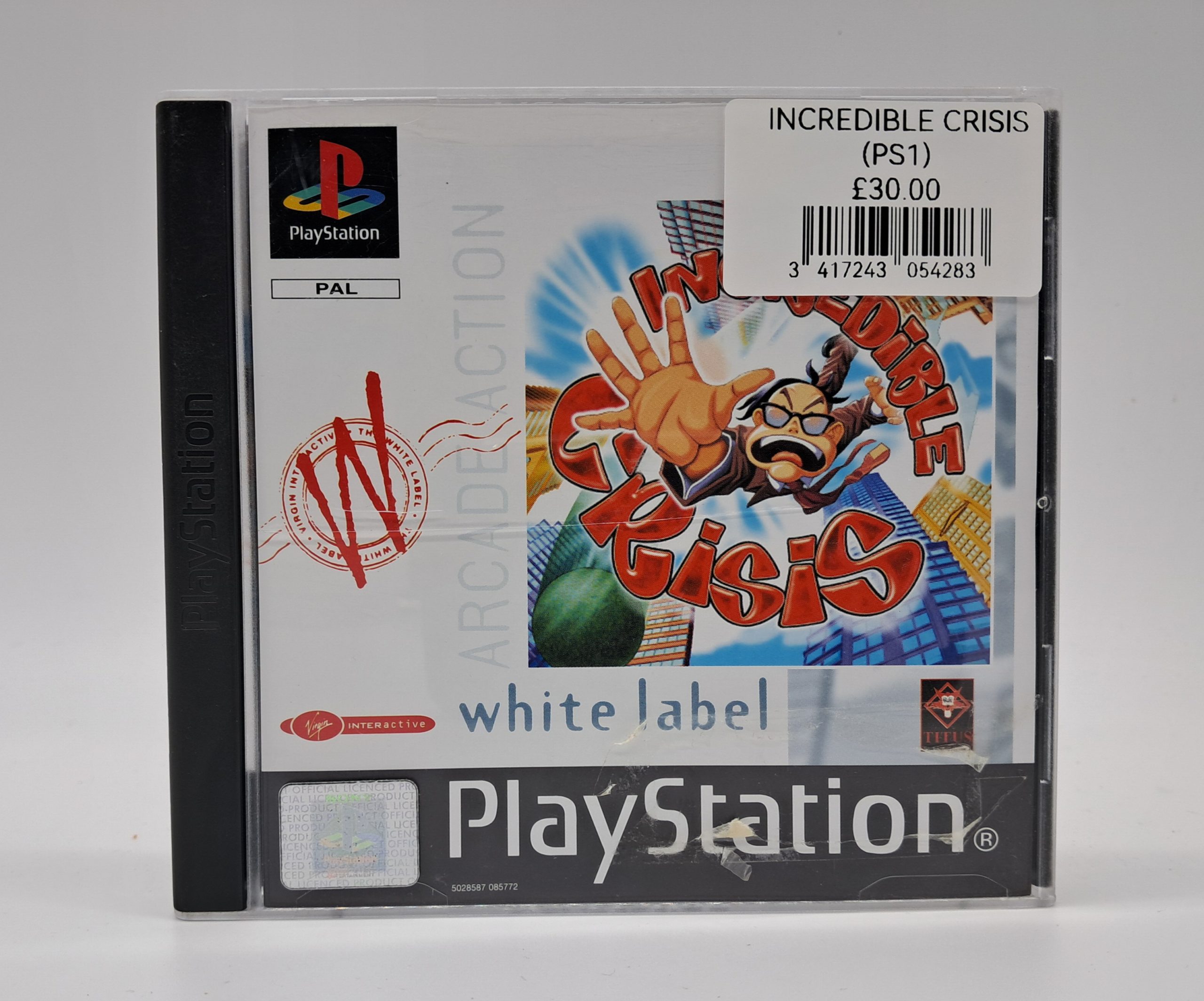Incredible Crisis (PS1) PAL White Label -Complete