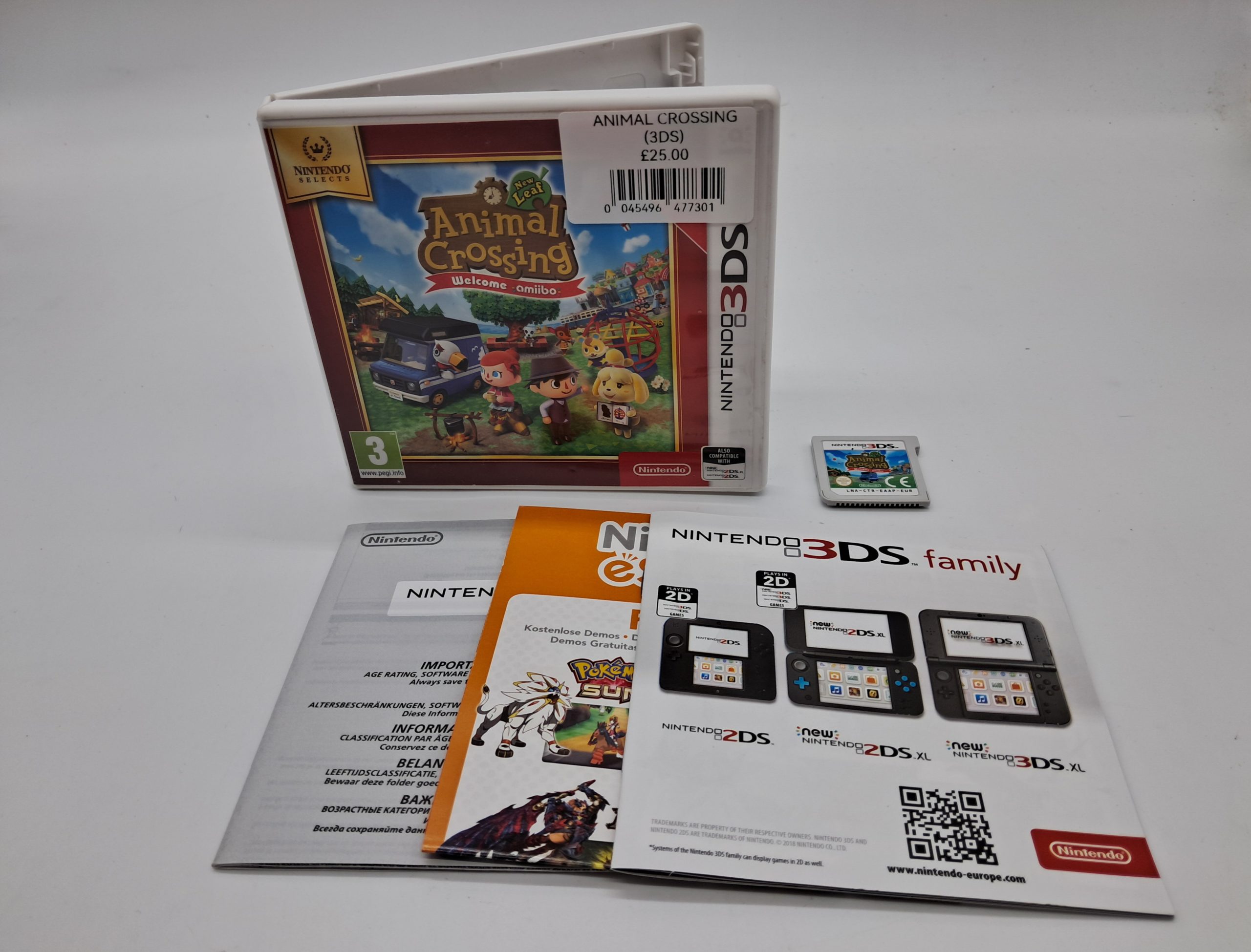 Animal Crossing: New Leaf Welcome amiibo, Nintendo Selects (Nintendo 3DS) PAL - Complete