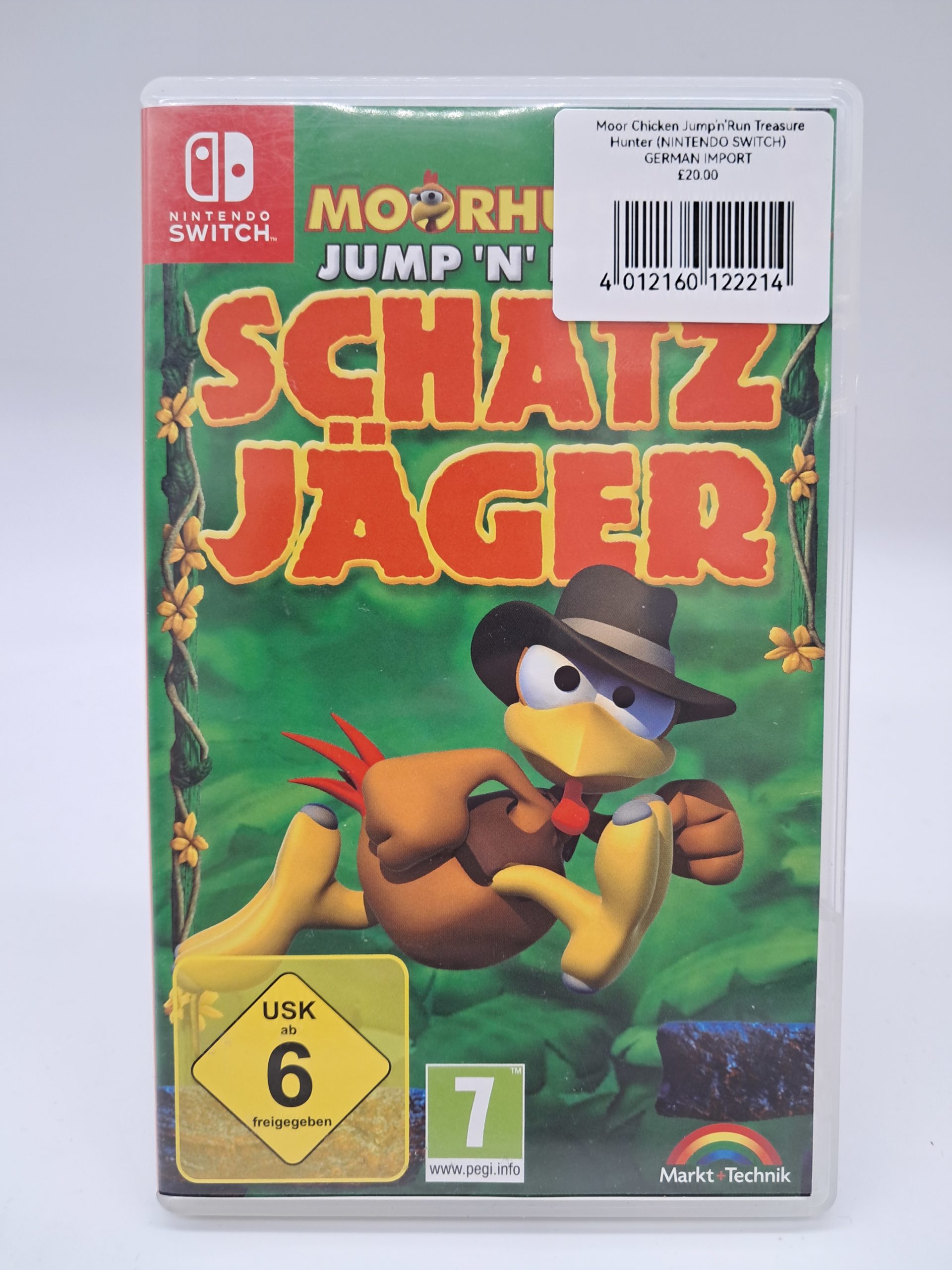 Moorhuhn Jump 'n' Run Schatzjäger - Nintendo Switch Game (German Import)