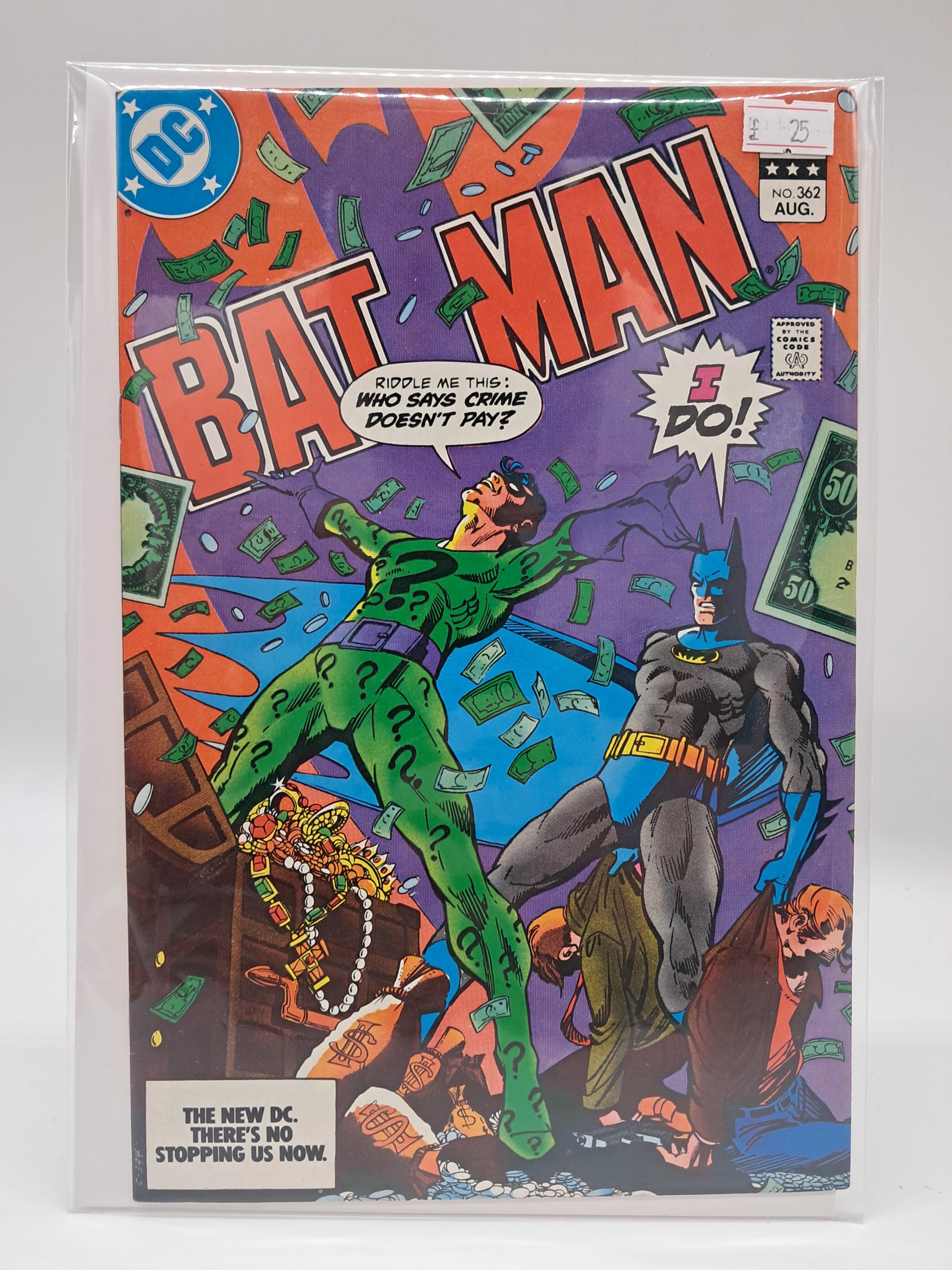 Batman #362 DC Comics August 1983 Riddler Bronze Age Comic Book