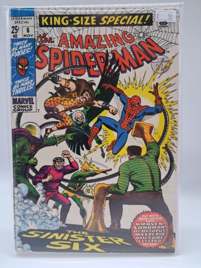 The Amazing Spider-Man King-Size Special #6 Marvel Comics November 1970 Sinister Six