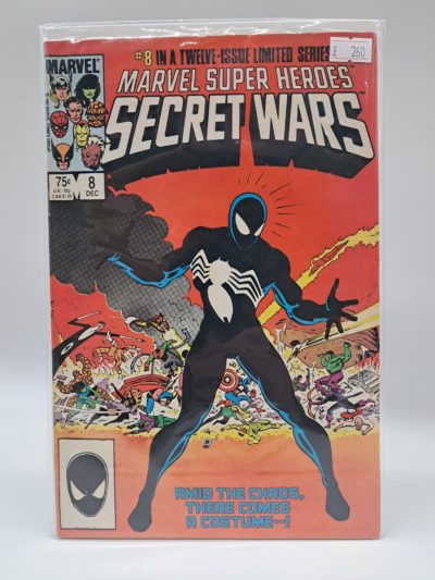 Marvel Super Heroes Secret Wars #8 - Marvel Comics December 1984 Origin of Spider-Man's Black Costume