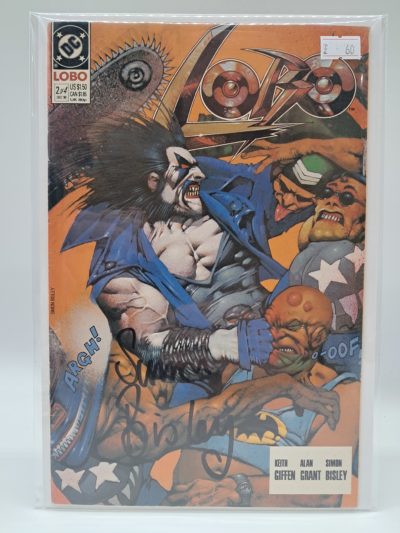 Lobo #2 of 4 - DC Comics 1990 Prestige Format Simon Bisley Cover Signed