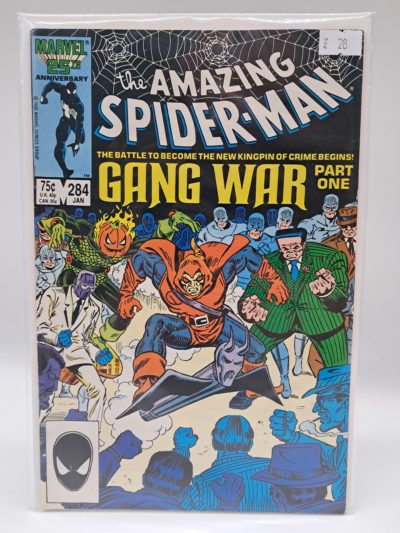 The Amazing Spider-Man #284 - Marvel Comics January 1987 Gang War, Part One