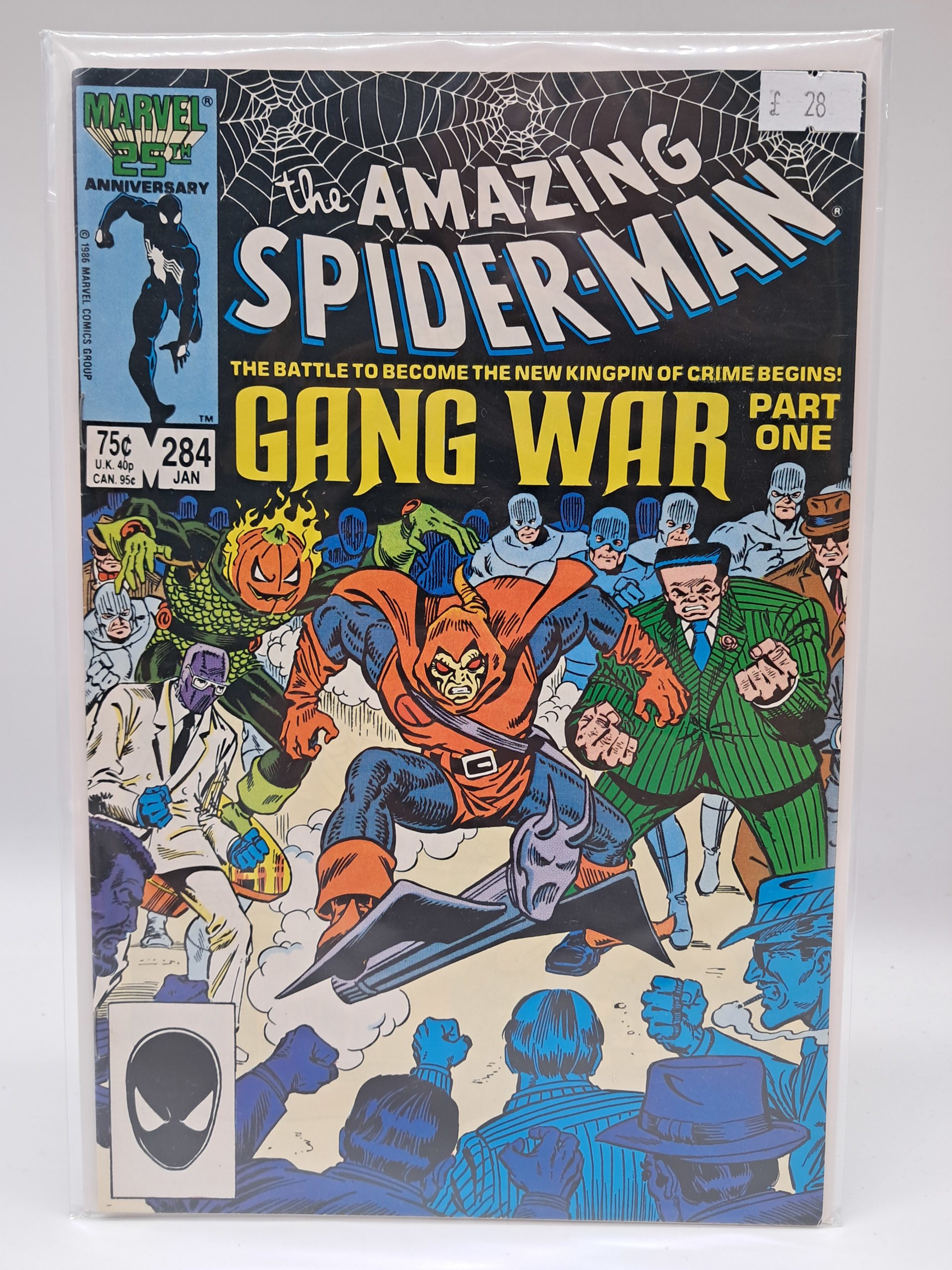 The Amazing Spider-Man #284 - Marvel Comics January 1987 Gang War, Part One