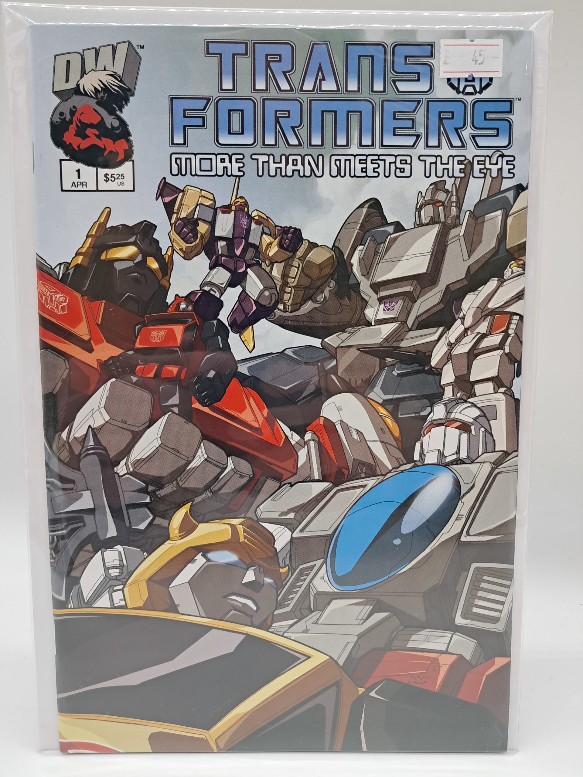 Transformers: More Than Meets The Eye #1 - Dreamwave Productions April 2002 First Issue