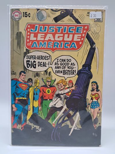 Justice League of America #87 (1971) - DC Comics Bronze Age Joe Kubert Cover Vintage Comic