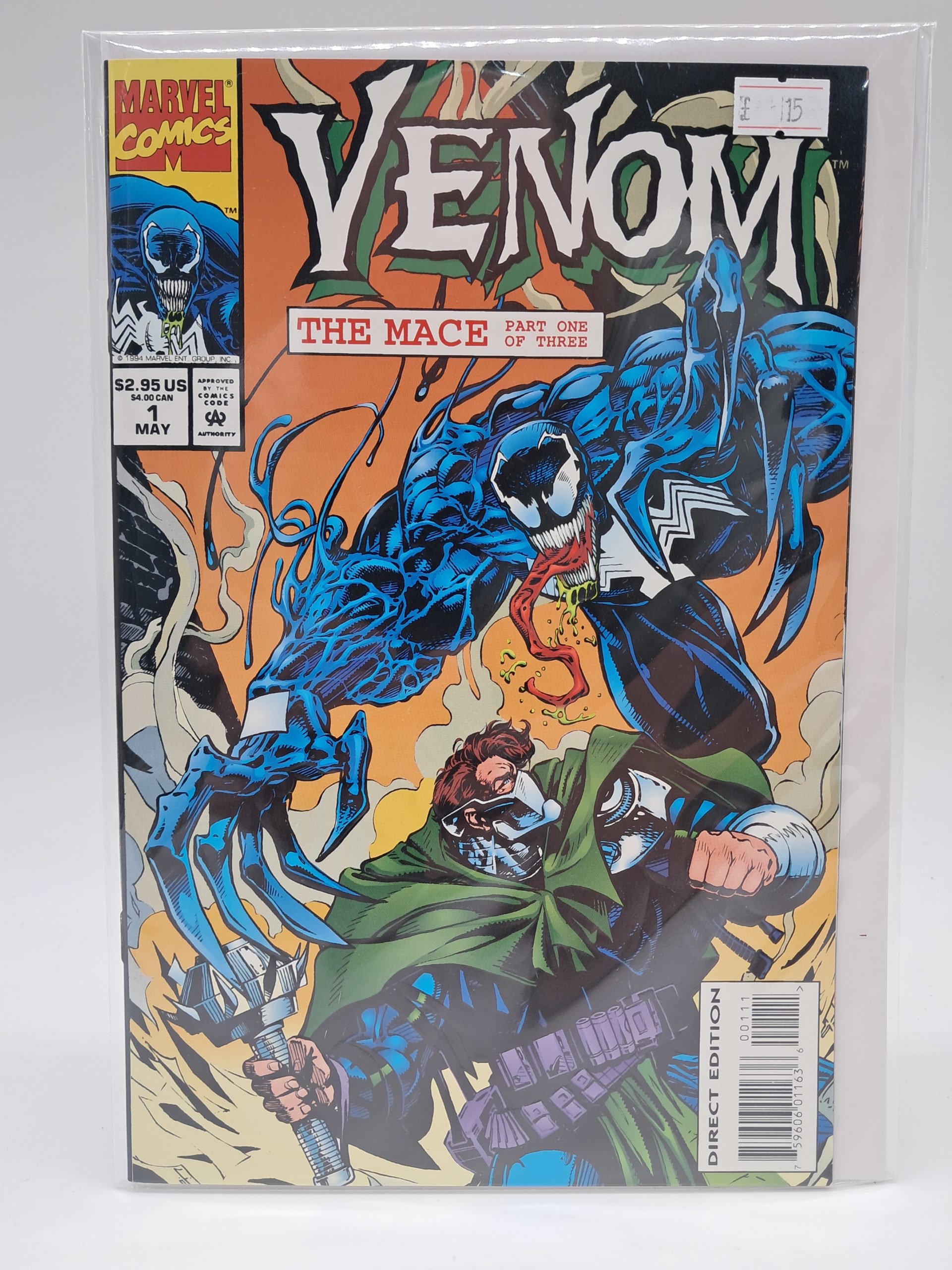 Venom: The Mace #1 (1994) Marvel Comics Direct Edition First Printing