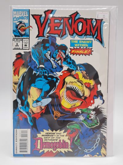 Venom: The Enemy Within #3 (1994) Marvel Comics Direct Edition First Printing