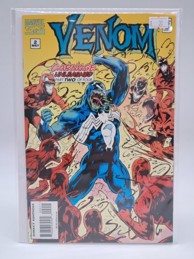 Venom: Carnage Unleashed #2 (1995) Marvel Comics - Direct Edition First Printing