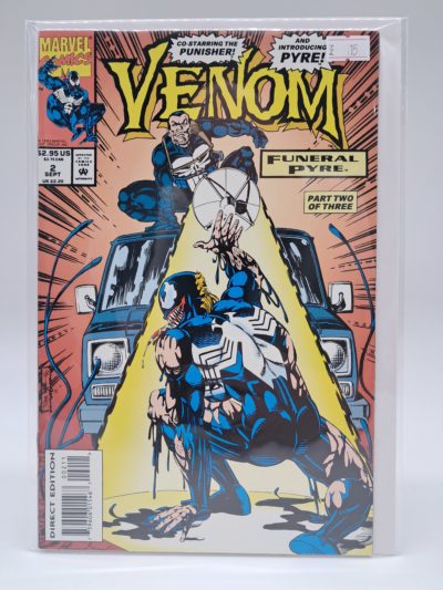 Venom: Funeral Pyre #2 (1993) Marvel Comics Direct Edition First Printing