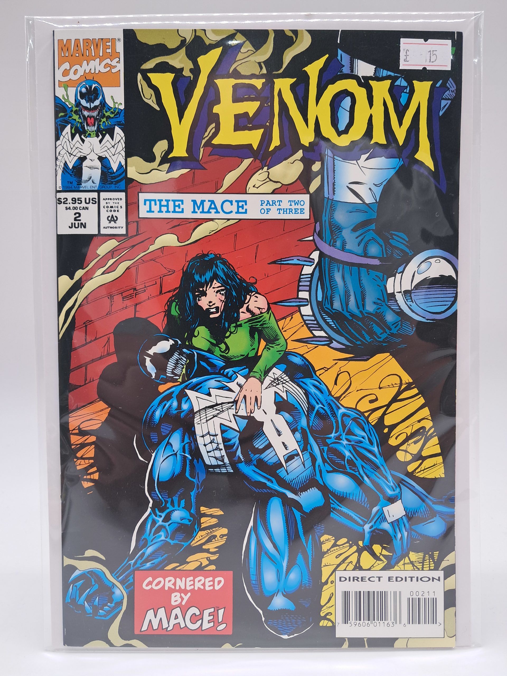 Venom: The Mace #2 (1994) Marvel Comics Direct Edition First Printing