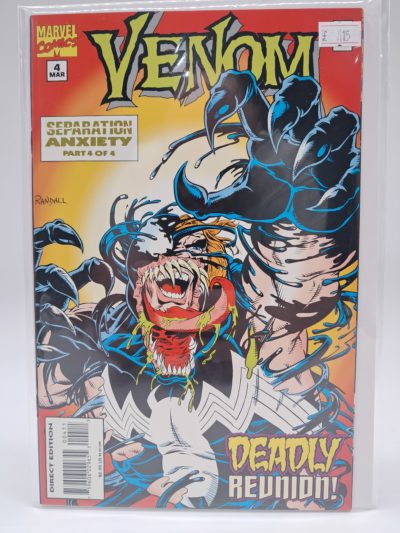 Venom #4 - Direct Edition - Marvel Comics - March 1994 - Separation Anxiety Part 4 of 4