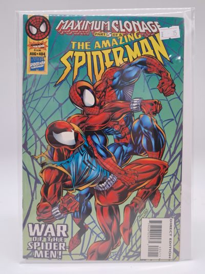 The Amazing Spider-Man #404, Marvel Comics (1995) Direct Edition – Maximum Clonage Part 3 of 6