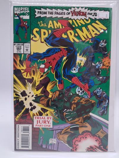 Marvel Comics, The Amazing Spider-Man #383 (1993) Direct Edition – Trial by Jury Part One
