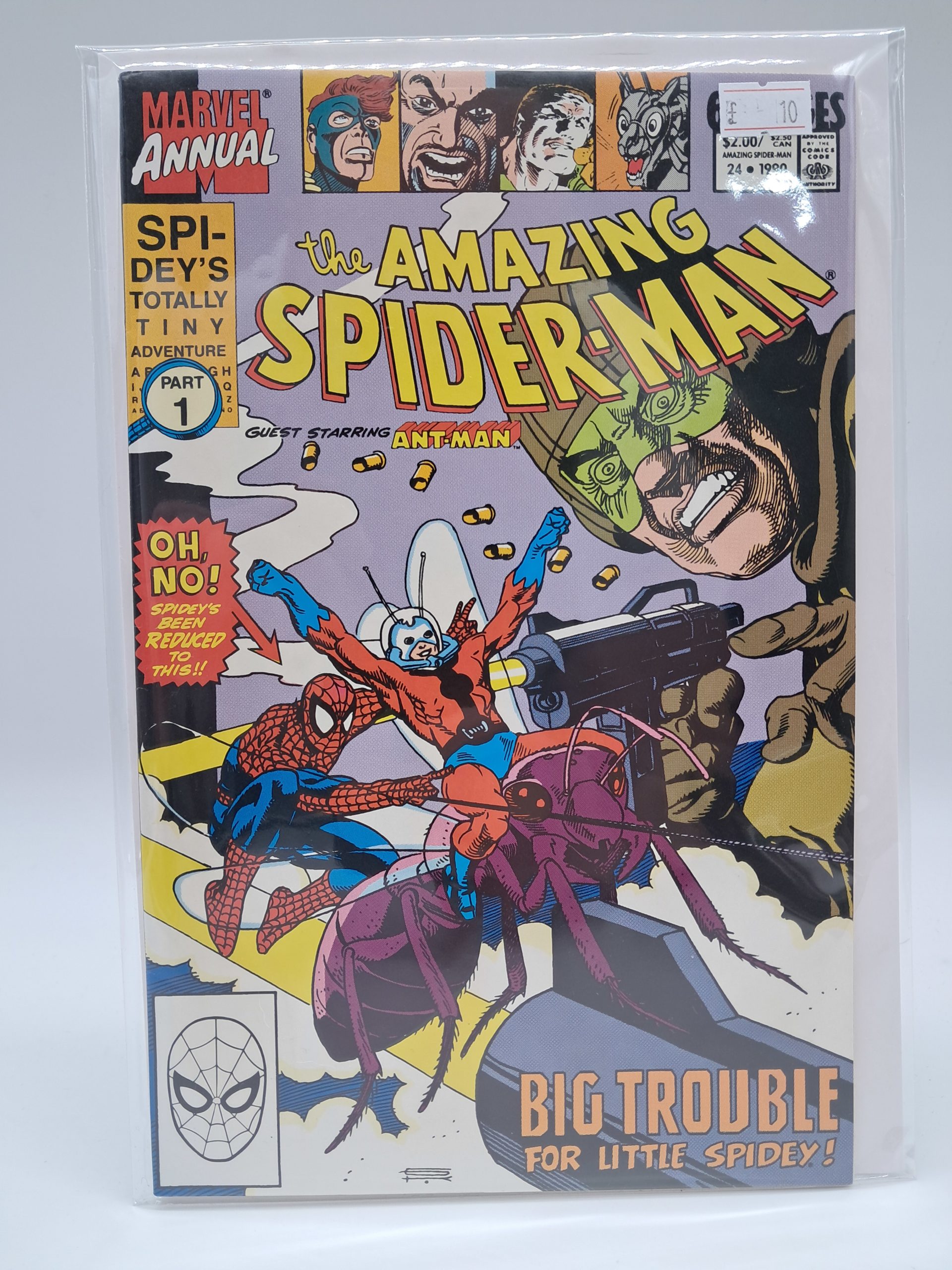 Marvel Comics, The Amazing Spider-Man Annual #24 (1990) – Guest Starring Ant-Man