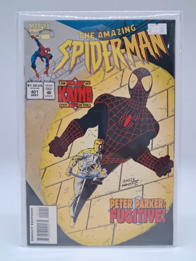 Marvel Comics, The Amazing Spider-Man #401 (1995) Direct Edition – The Mark of Kaine Part 2 of 5