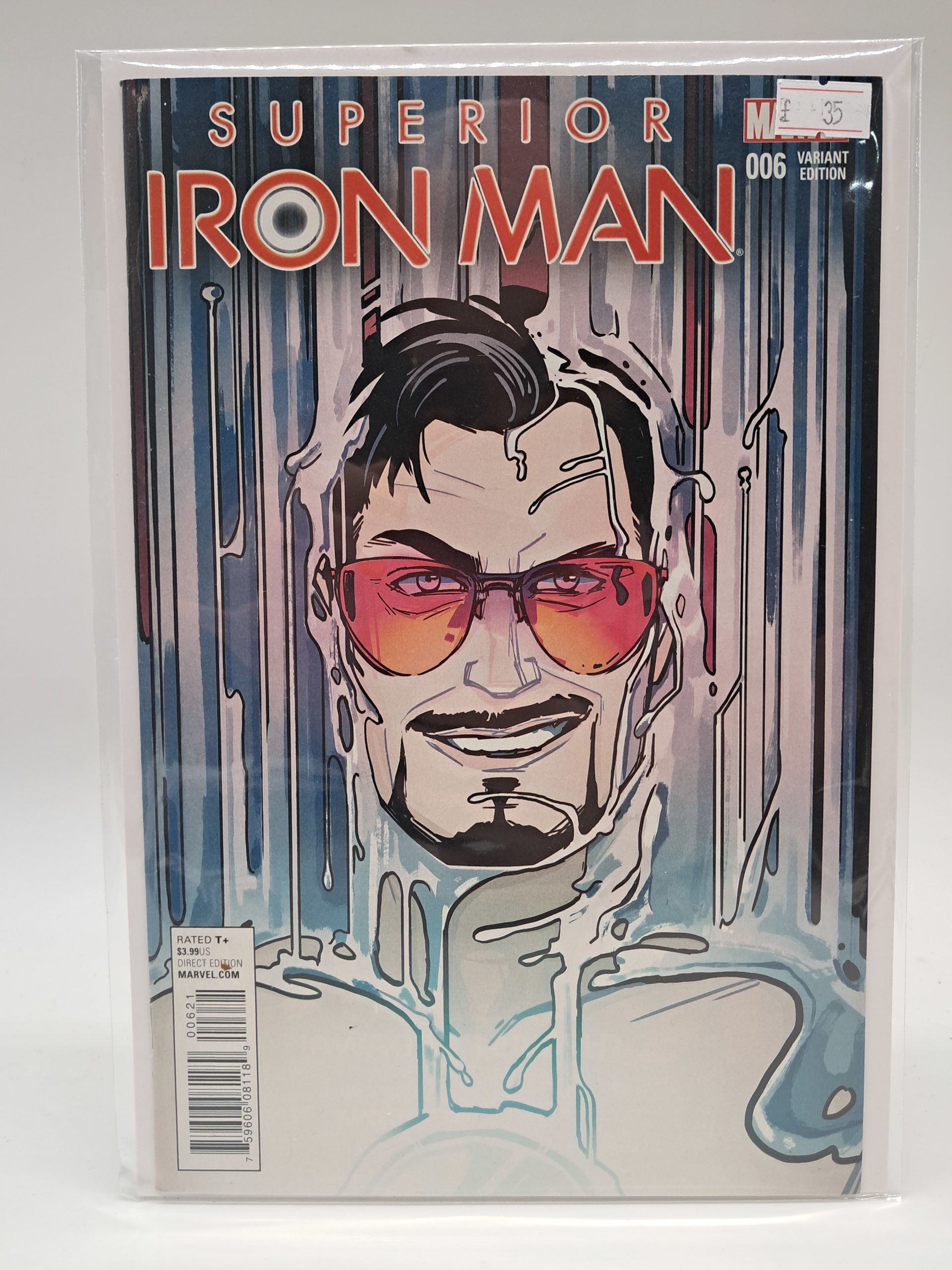 Marvel Superior Iron Man #6, Variant Edition Comic Book (2015)