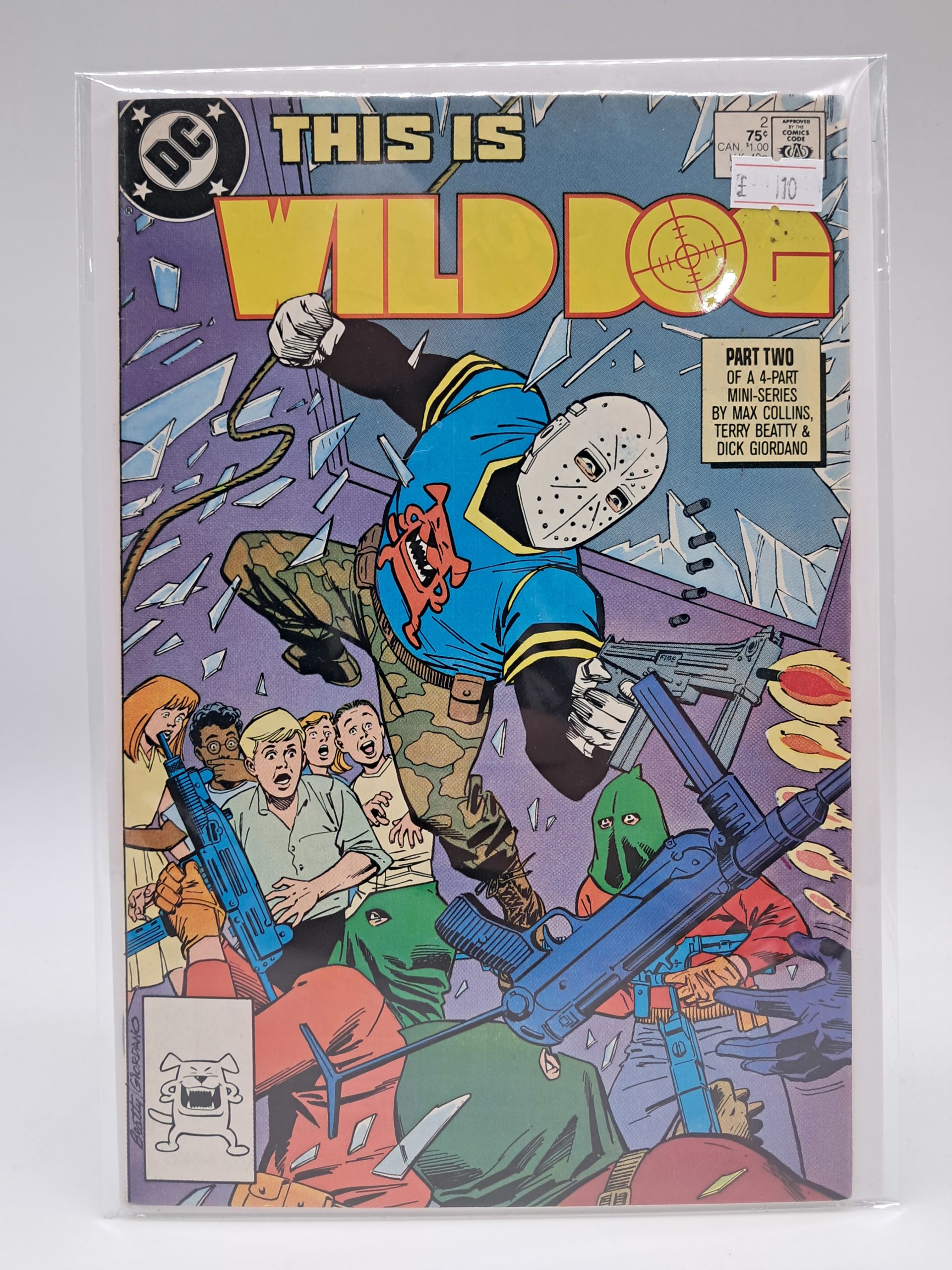 This Is Wild Dog #2 of 4, DC Comics, Comic Book Mini-Series (1986)