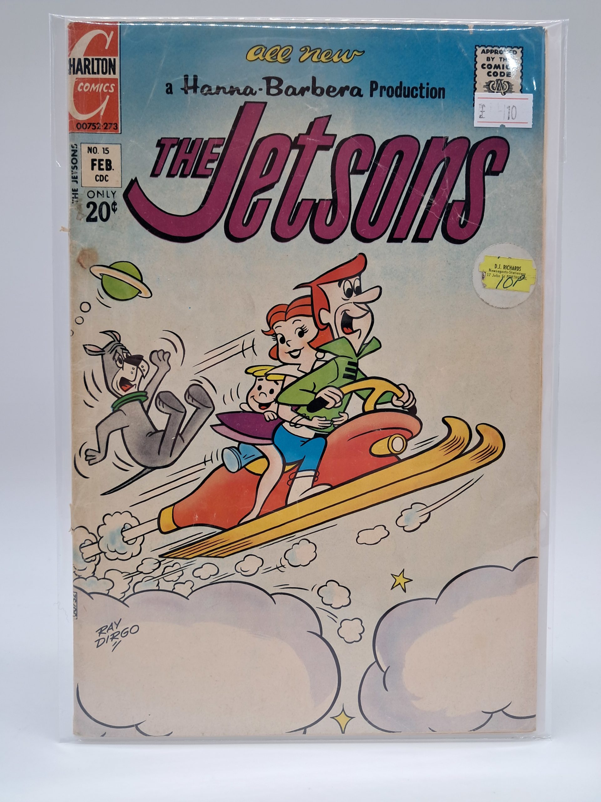 The Jetsons #15, Charlton Comics, Comic Book (February 1973)