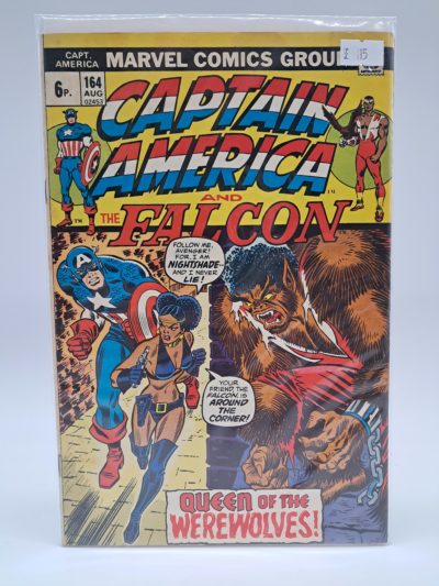 Captain America #164, Marvel, Comic Book – Captain America and the Falcon (August 1973)