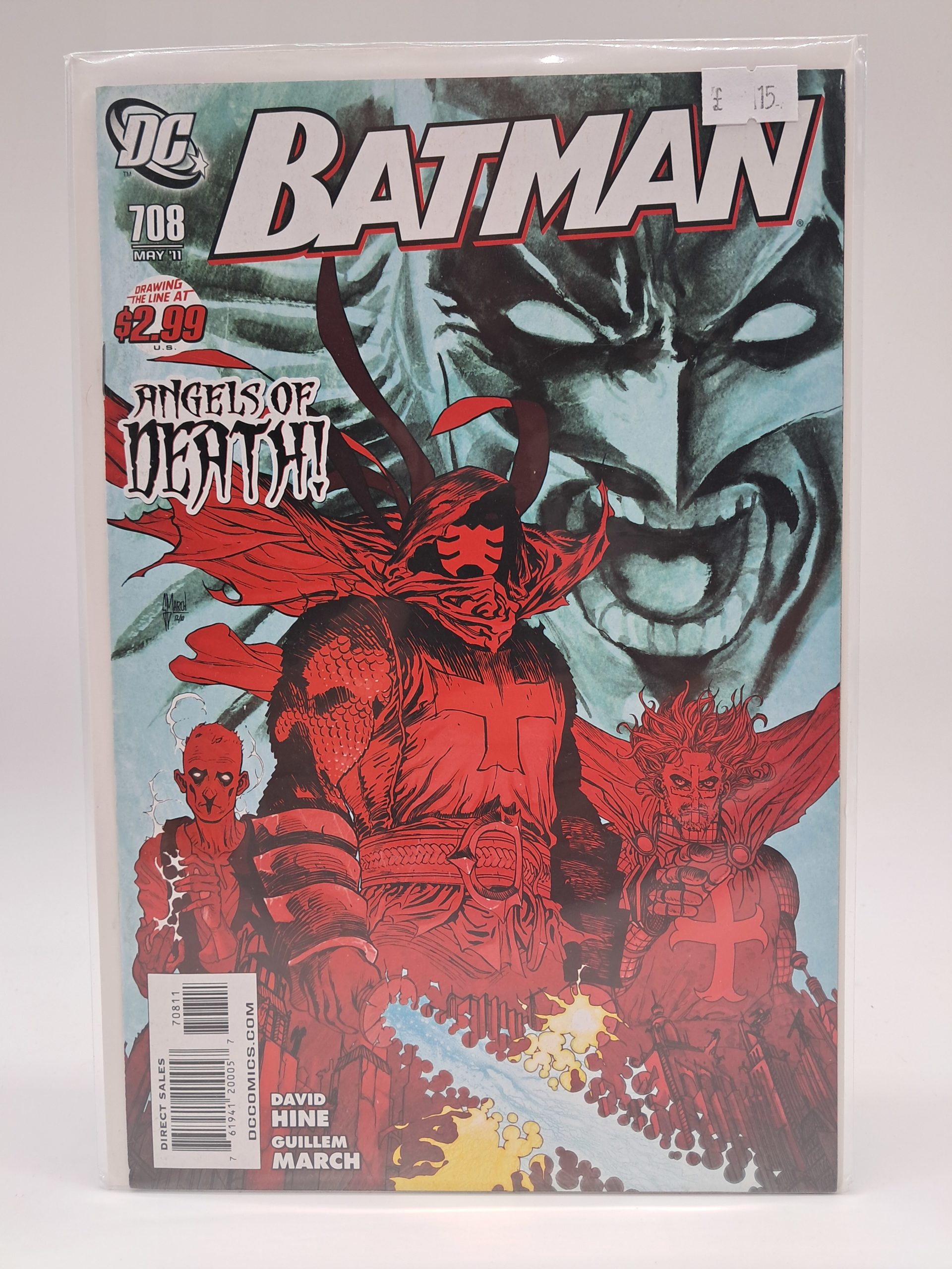 Batman #708, DC, Comic Book – Angels of Death Storyline – May 2011
