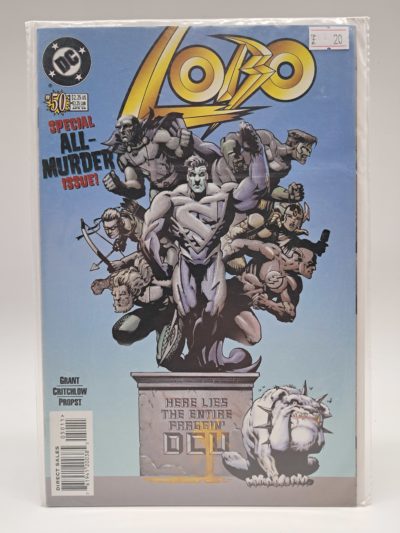 Lobo #50, DC, Comic Book – Special All-Murder Issue – April 1998