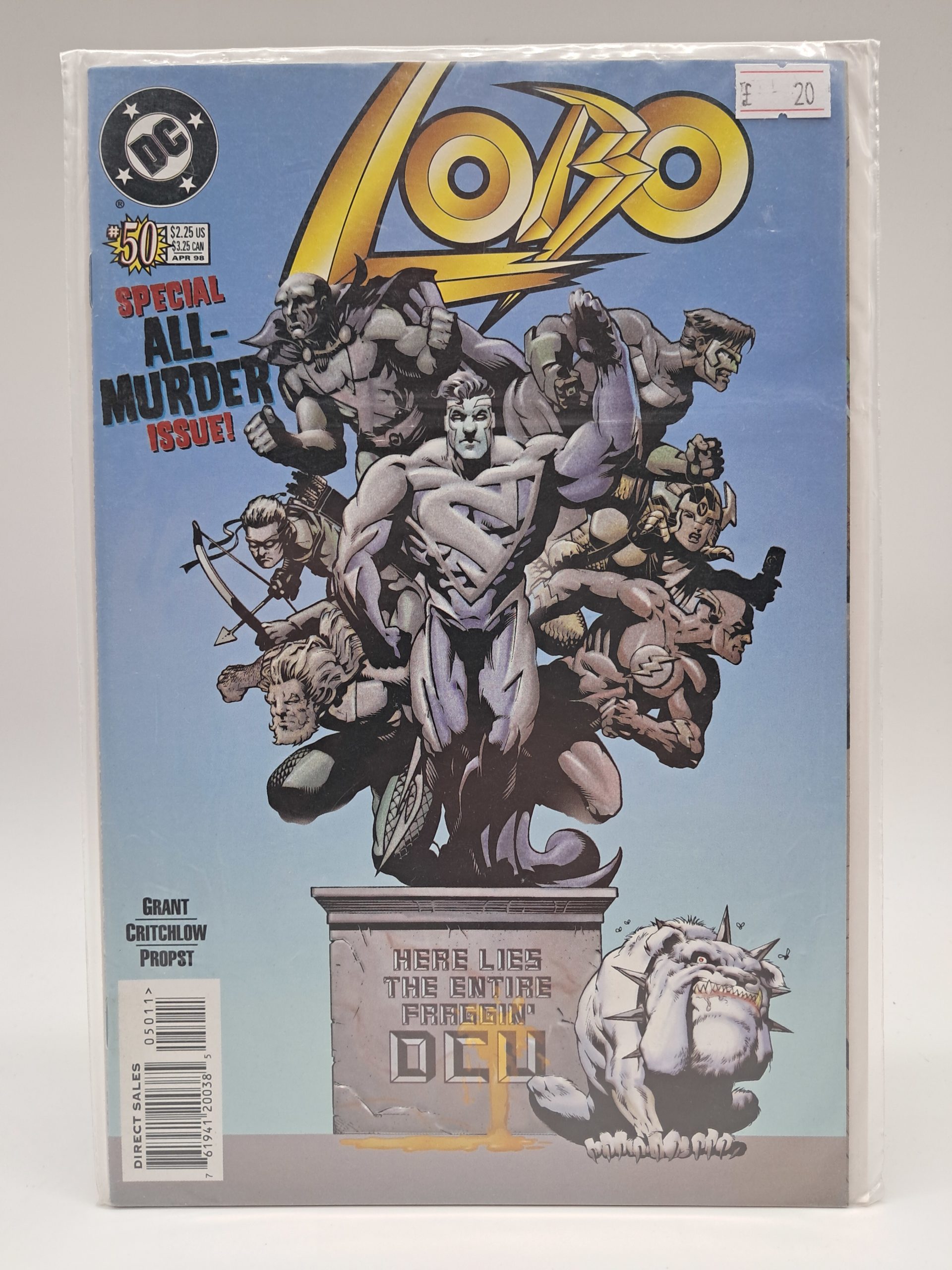 Lobo #50, DC, Comic Book – Special All-Murder Issue – April 1998
