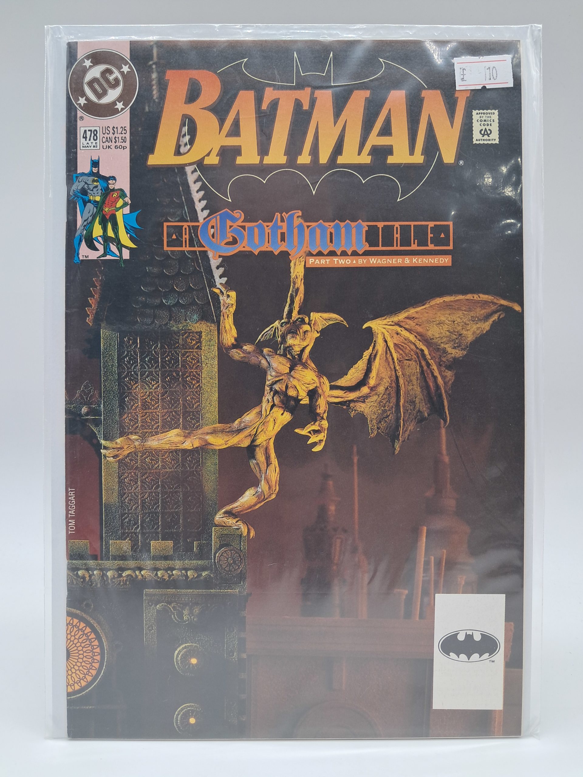 Batman #478, DC, Comic Book – Gotham After Midnight Part 2 – May 1992