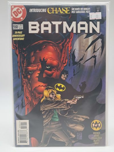 Batman #550 (1998) – 38-Page Anniversary Issue – First Appearance of Chase Meridian in Comics – DC Comics