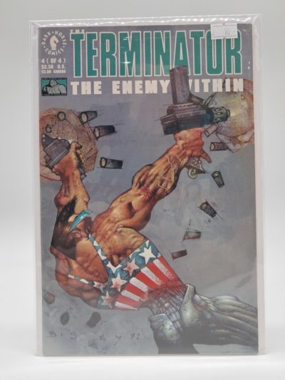 The Terminator: The Enemy Within #4 of 4 (1992) – Dark Horse Comics – First Print – Final Issue