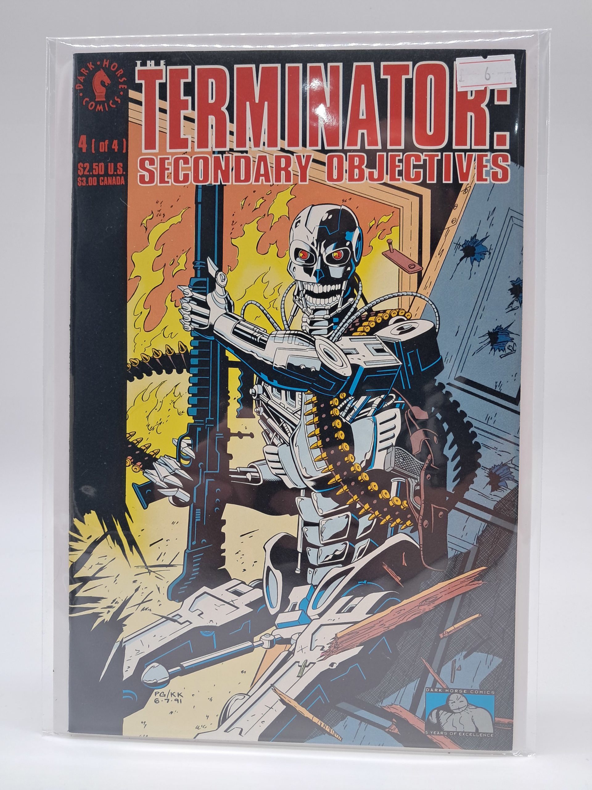 The Terminator: Secondary Objectives #4 (Dark Horse Comics) Issue #4 of 4 Comic