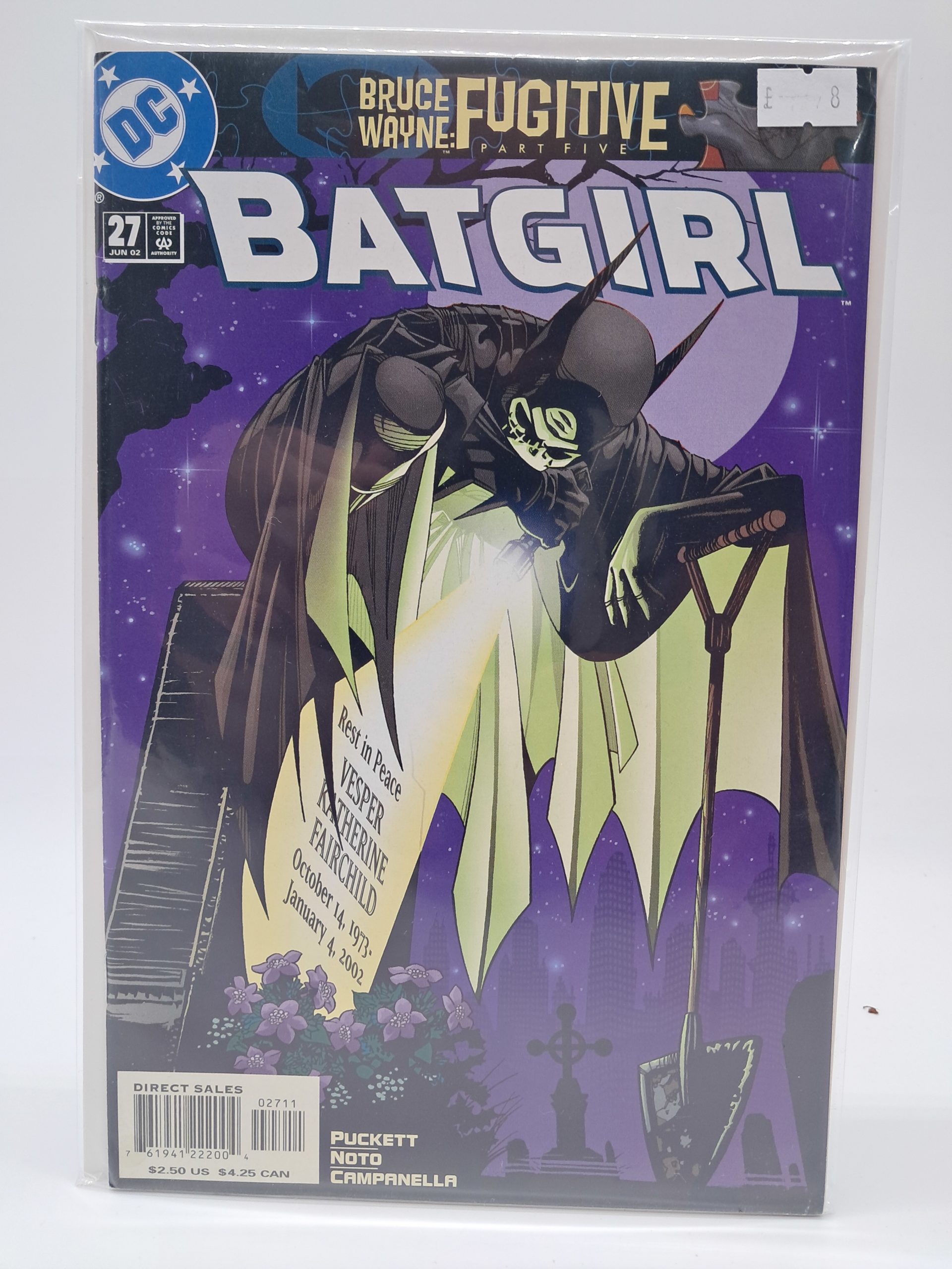 Batgirl #27 (DC Comics) Bruce Wayne: Fugitive Part 5 Comic