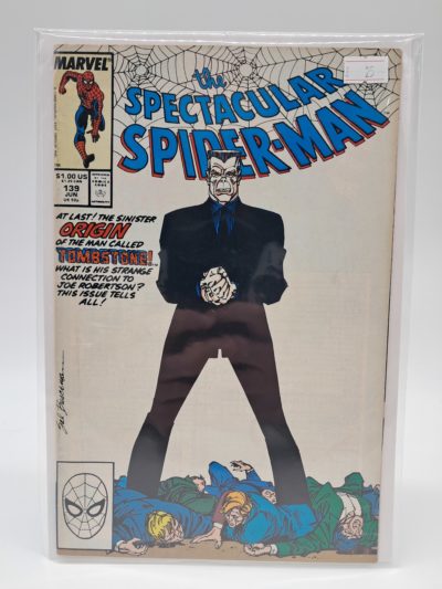 Marvel The Spectacular Spider-Man #139 – Tombstone Origin Issue – Comic Book