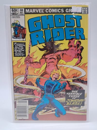 Ghost Rider #68, Marvel Comics – The Terrible Curse of Jonathan Blaze – Bronze Age Comic Book