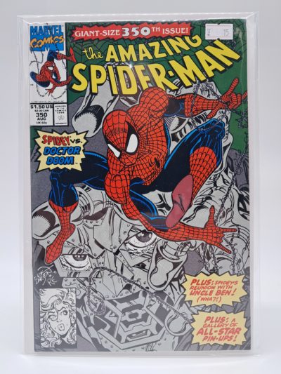 The Amazing Spider-Man #350, Marvel Comics – Giant-Size 350th Issue – Doctor Doom – Comic Book