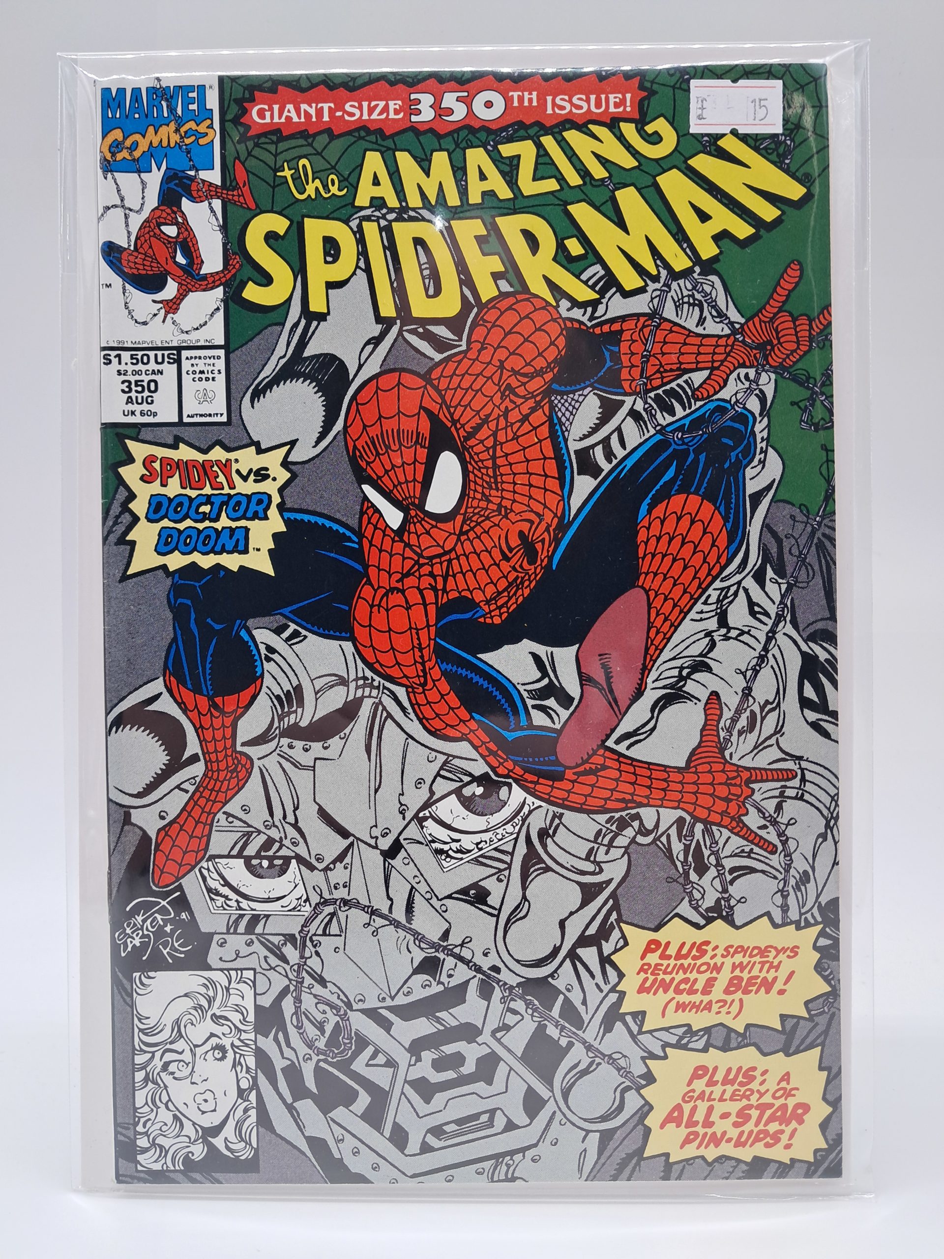 The Amazing Spider-Man #350, Marvel Comics – Giant-Size 350th Issue – Doctor Doom – Comic Book