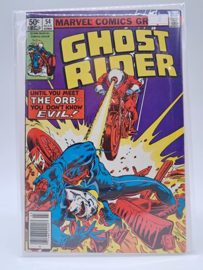 Ghost Rider #54, Marvel Comics – The Orb – Bronze Age Comic Book