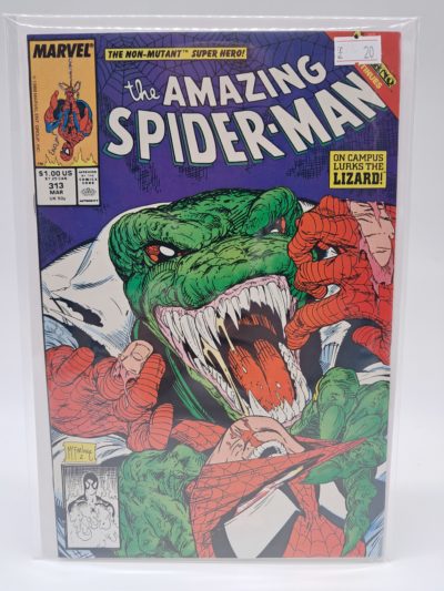 Title: Marvel Comics The Amazing Spider-Man #313 – The Lizard – March 1989