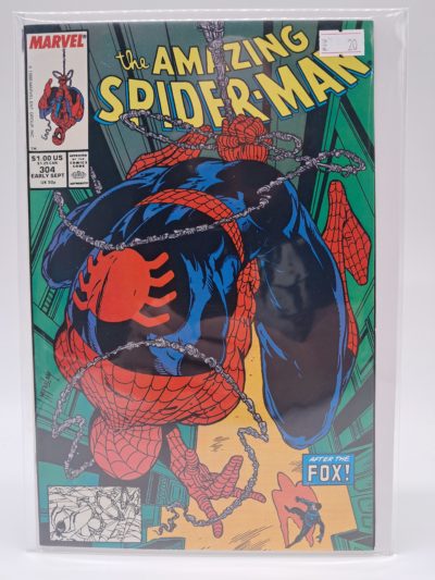 The Amazing Spider-Man #304, Marvel Comics – September 1988 – Todd McFarlane Cover