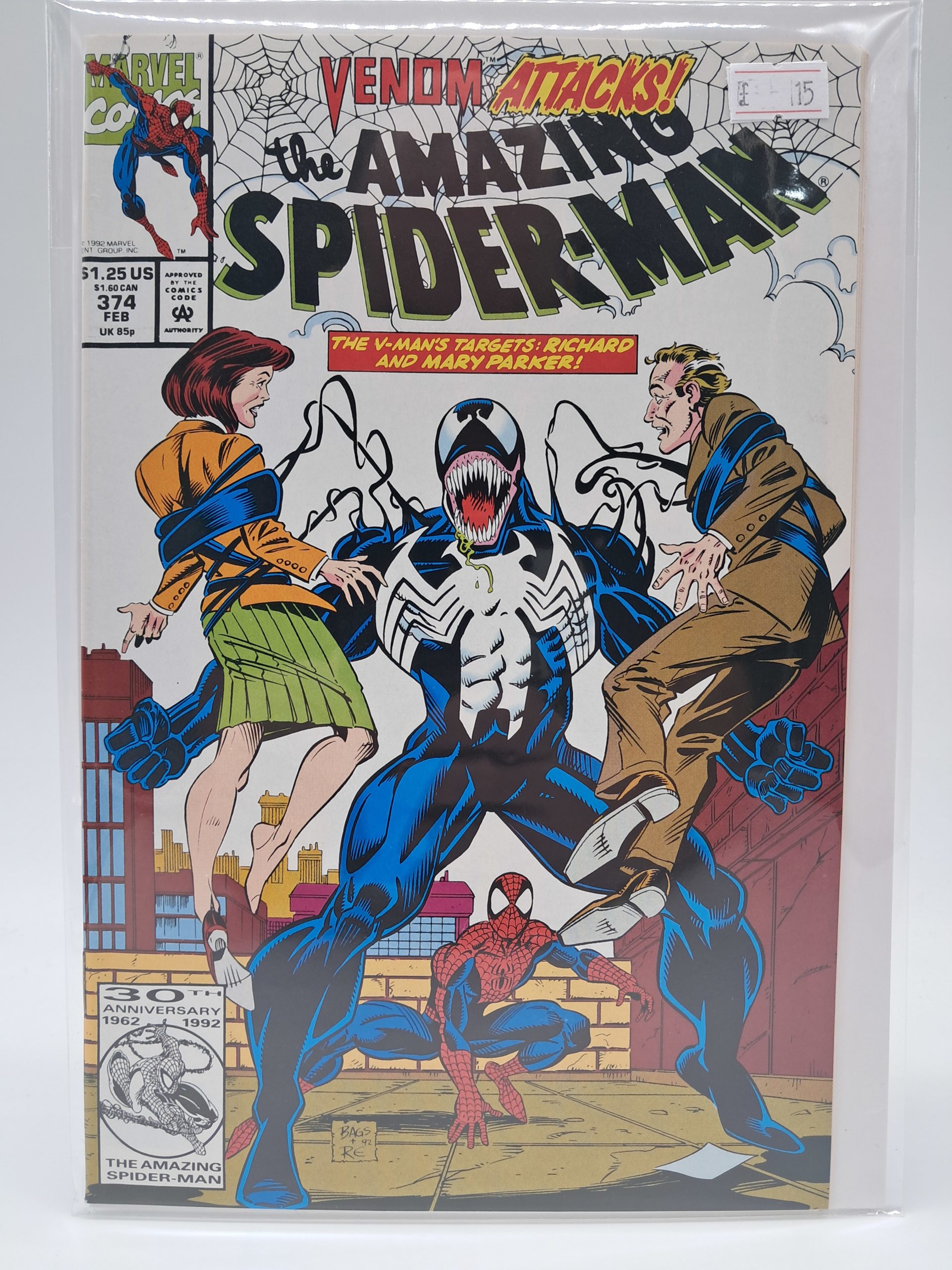 The Amazing Spider-Man #374 – Venom Attacks – February 1993