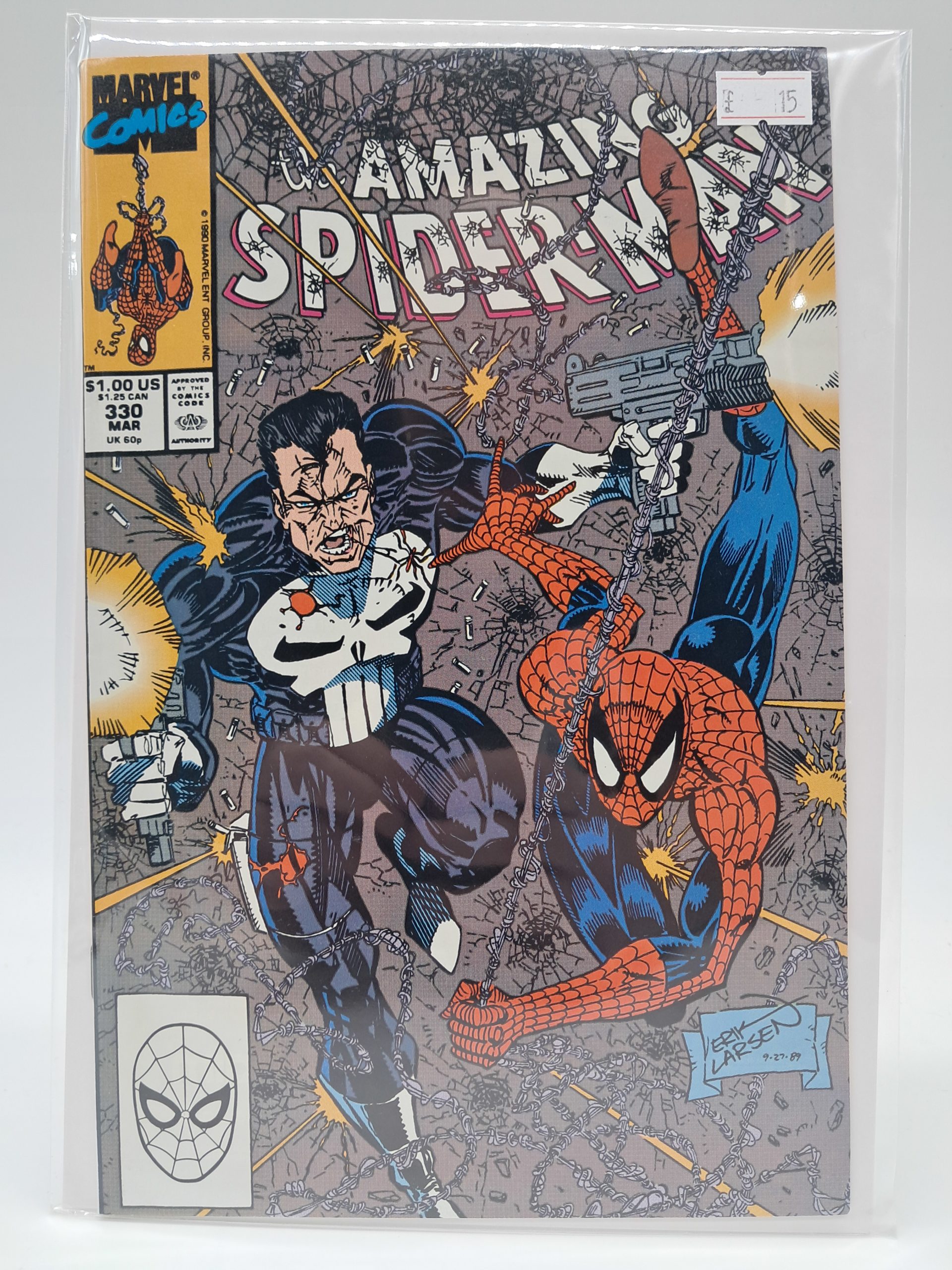 The Amazing Spider-Man #330, Marvel Comics – The Punisher – March 1990