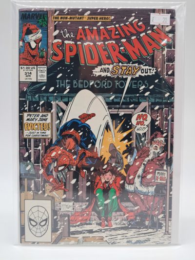 The Amazing Spider-Man #314, Marvel Comics – Christmas Issue – Direct Edition – 1989