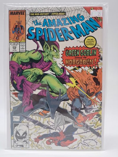 The Amazing Spider-Man #312, Marvel Comics – Green Goblin vs Hobgoblin – Direct Edition – 1989